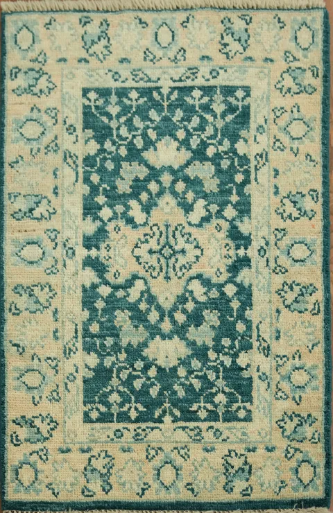 Vegetable Dye Oushak Oriental Accent Rug 2x3