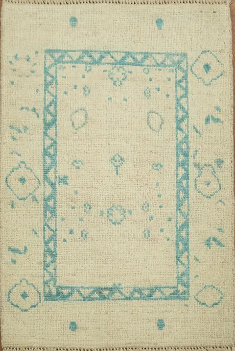 Vegetable Dye Oushak Oriental Rug 2x3