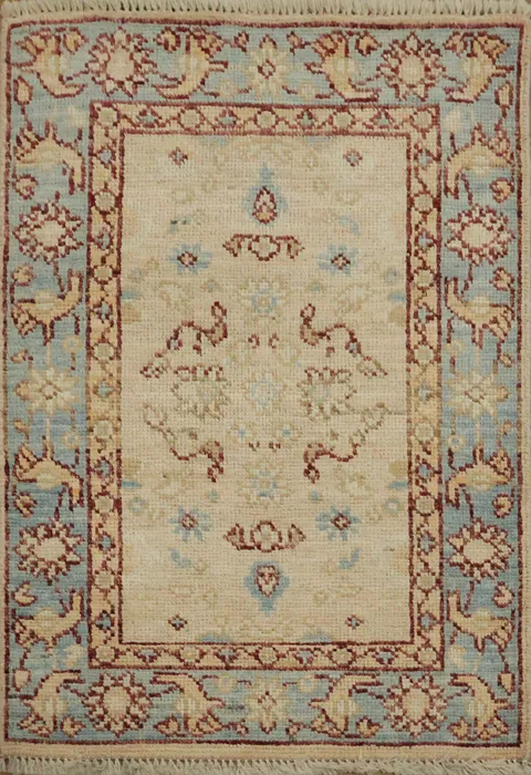 Vegetable Dye Oushak Oriental Rug 2x3