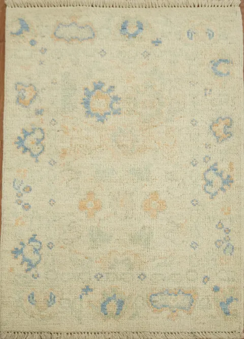 Vegetable Dye Oushak Oriental Rug 2x3
