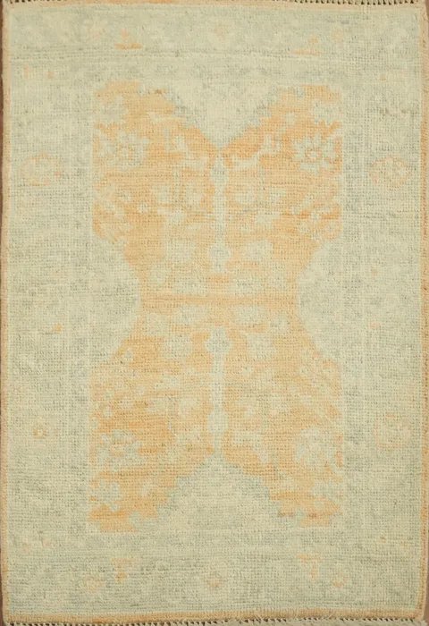 Vegetable Dye Oushak Oriental Rug 2x3
