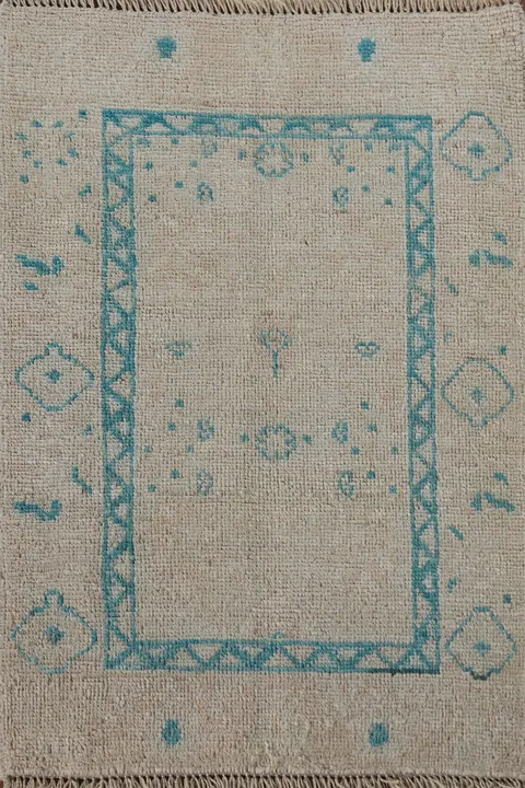 Vegetable Dye Oushak Oriental Rug 2x3