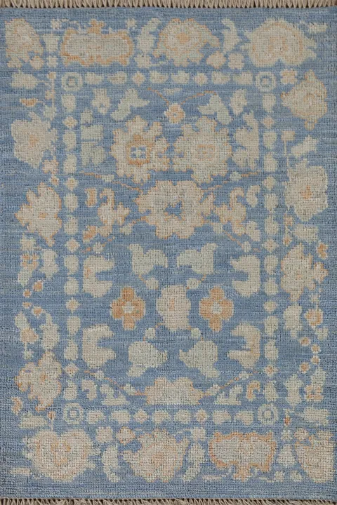 Vegetable Dye Oushak Oriental Rug 2x3