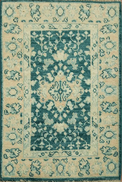 Vegetable Dye Oushak Oriental Rug 2x3