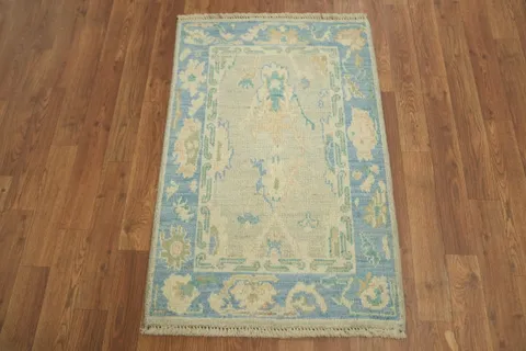 Vegetable Dye Oushak Oriental Rug 2x3