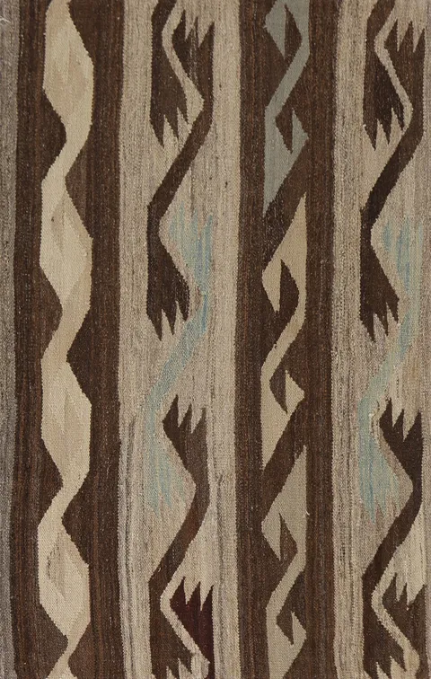 Striped Kilim Oriental Accent Rug 3x5