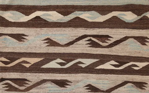Striped Kilim Oriental Accent Rug 3x5