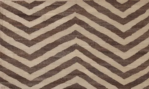 Chevron Style Kilim Oriental Accent Rug 3x5