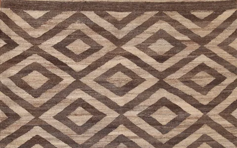 Geometric Wool Kilim Oriental Rug 3x5