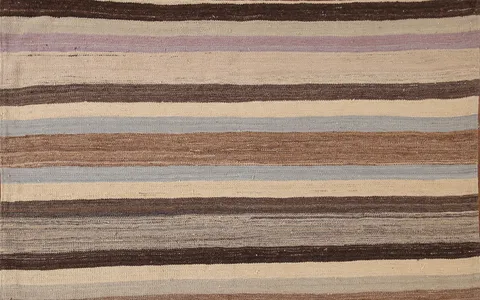 Striped Wool Kilim Oriental Rug 3x5