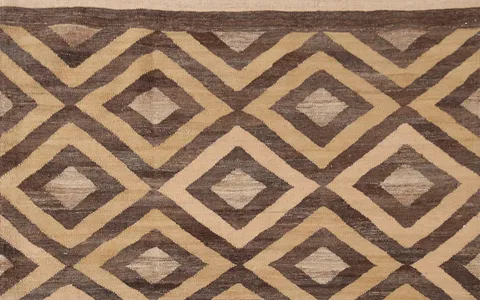 Geometric Wool Kilim Oriental Accent Rug 3x5