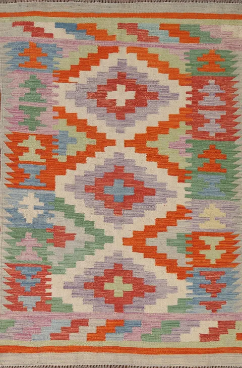 South Western Kilim Oriental Accent Rug 3x5