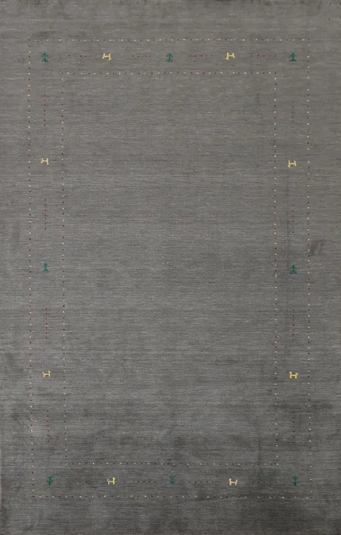 Tribal Wool Gabbeh Living Room Rug 7x10