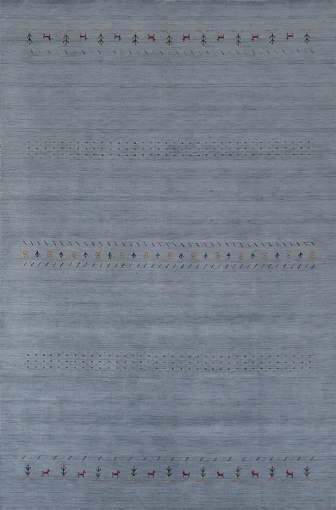 Tribal Gabbeh Living Room Area Rug 7x10