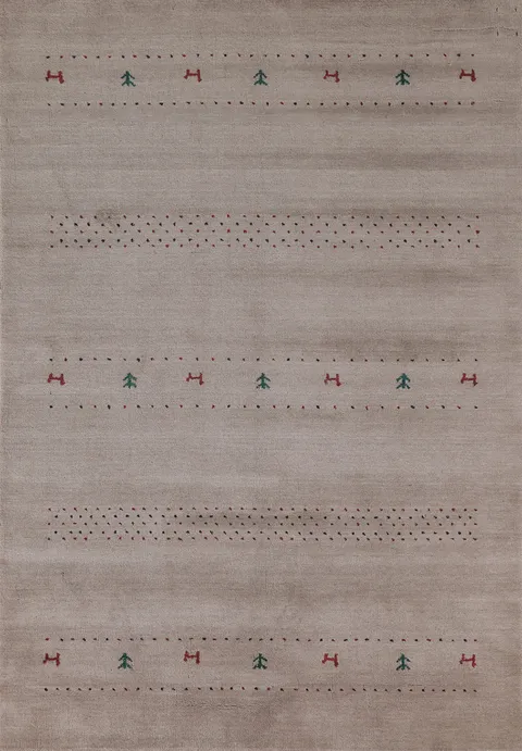 Tribal Gabbeh Oriental Rug 5x8