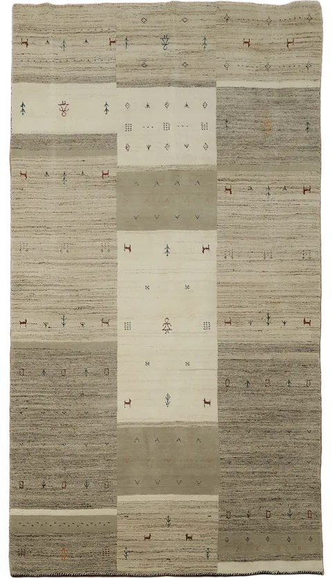 Handmade Gabbeh Oriental Area Rug 7x10
