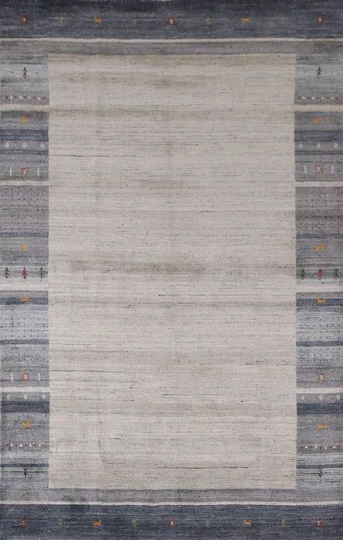 Handmade Gabbeh Indian Area Rug 7x10