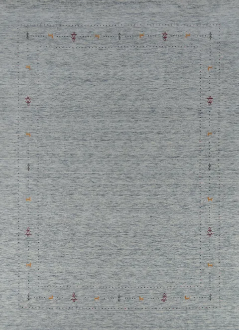 Tribal Wool Gabbeh Indian Area Rug 8x10