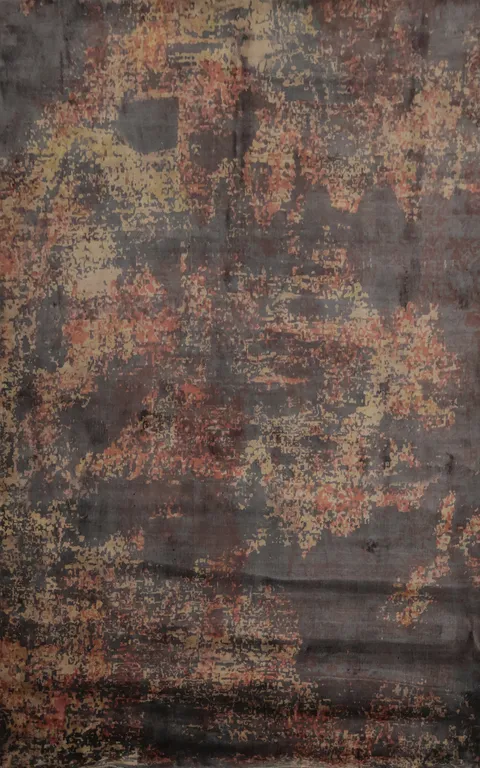 All-Over Modern Abstract Indian Area Rug 5x8