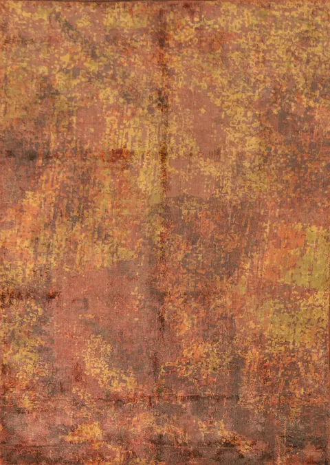 All-Over Modern Abstract Indian Rug 4x6