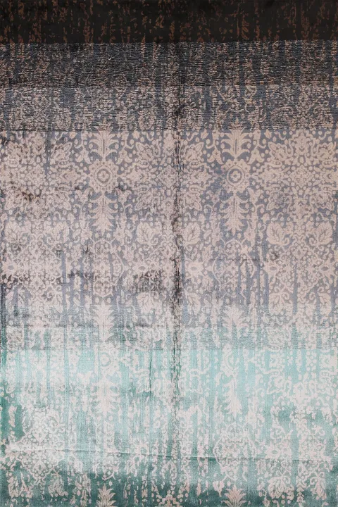 All-Over Modern Abstract Indian Rug 5x8