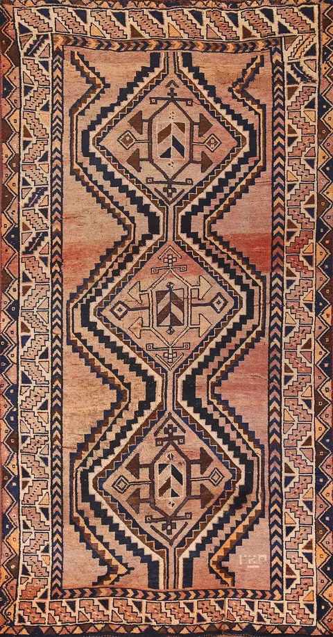 Tribal Lori Persian Runner Rug 4x9