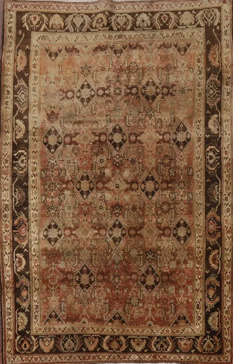 All-Over Kashkoli Persian Area Rug 5x8