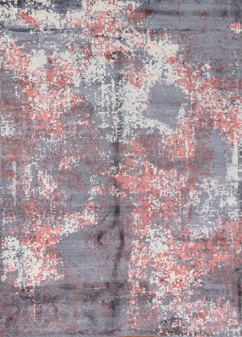 All-Over Abstract Indian Rug 4x6
