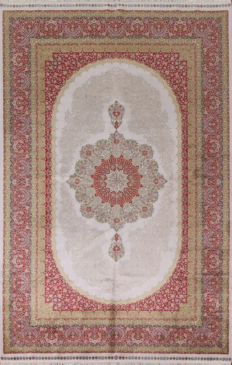 Traditional Tabriz Living Room Rug 6x10