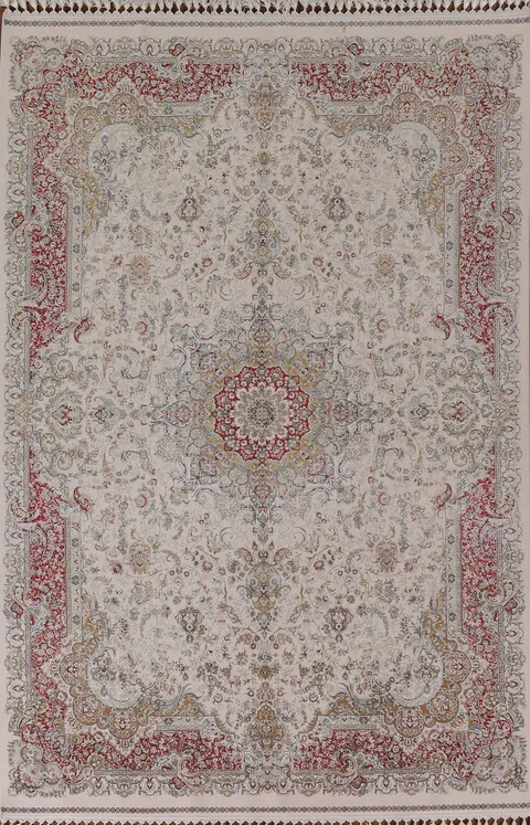 Traditional Tabriz Living Room Area Rug 7x10