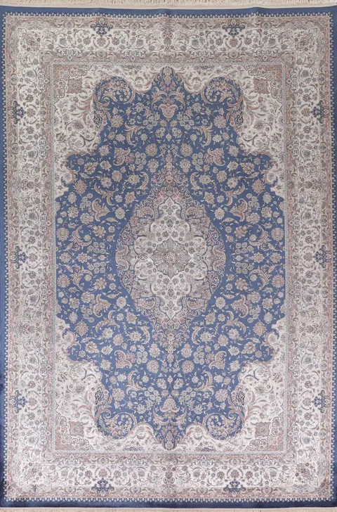 Traditional Floral Tabriz Turkish Area Rug 7x10