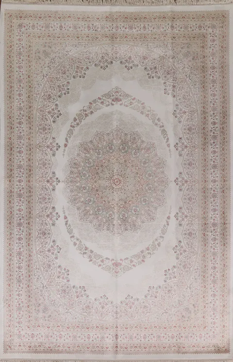 Traditional Floral Tabriz Oriental Area Rug 6x10