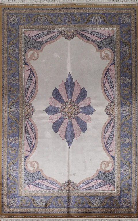 Victorian Style Qum Traditional Area Rug 6x10