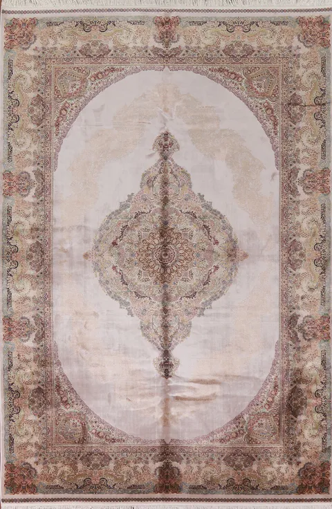 Traditional Qum Living Room Area Rug 7x10