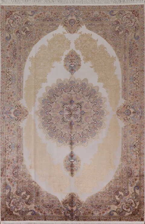 Victorian Style Qum Traditional Area Rug 6x10