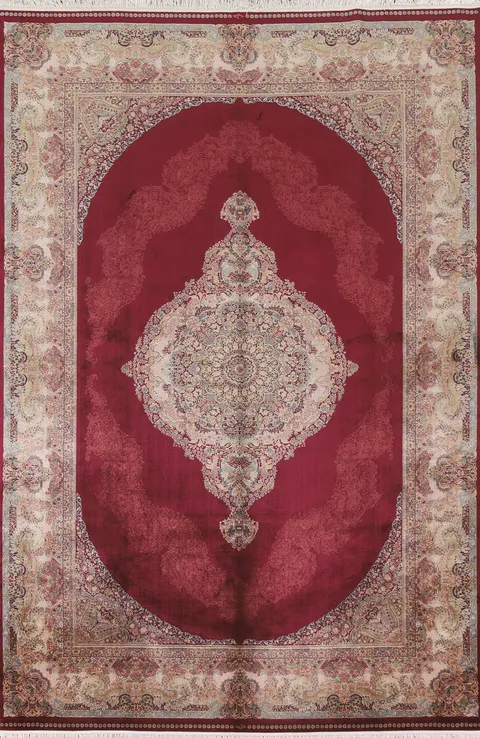 Traditional Qum Living Room Rug 7x10