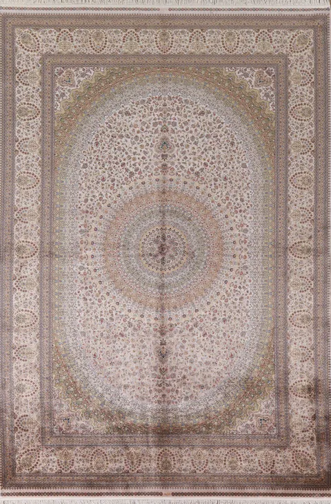 Traditional Qum Living Room Area Rug 7x10