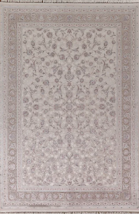 All-Over Floral Tabriz Traditional Area Rug 7x10