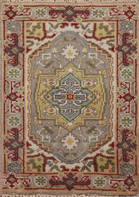 Gray Heriz Serapi Oriental Rug 2x3