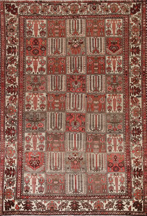 Garden Design Bakhtiari Persian Area Rug 7x10