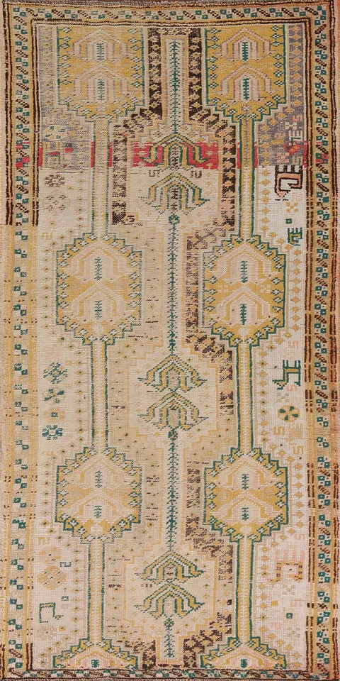 Tribal Wool Qashqai Persian Rug 4x8
