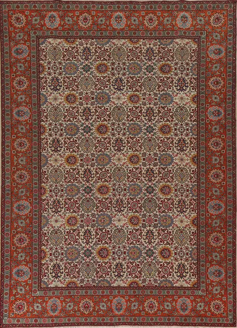 Tabriz Persian Living Room Rug 7x10