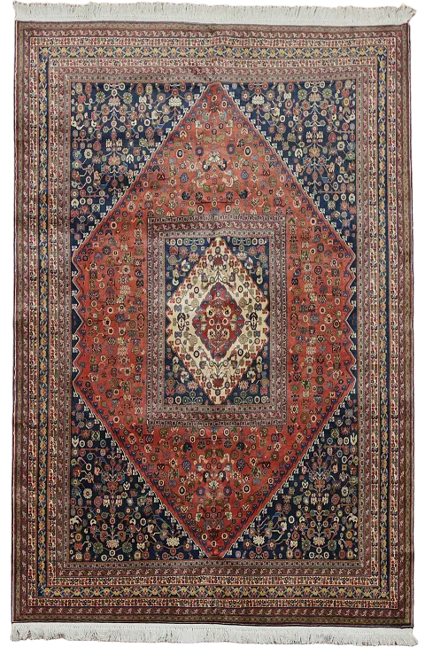Madder Vegetable Dye Qashqai Persian Area Rug 7x10