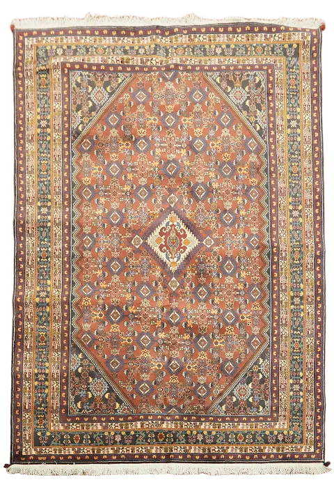 Vegetable Dye Kashkoli Persian Area Rug 7x10