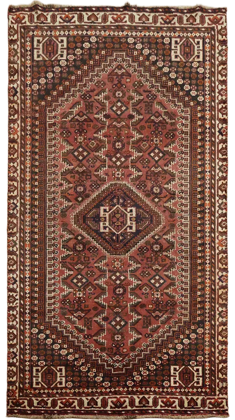 Geometric Shiraz Persian Area Rug 5x8