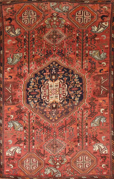Shiraz Persian Rug 4x6
