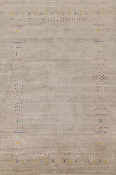 Tribal Gabbeh Oriental Area Rug 5x8