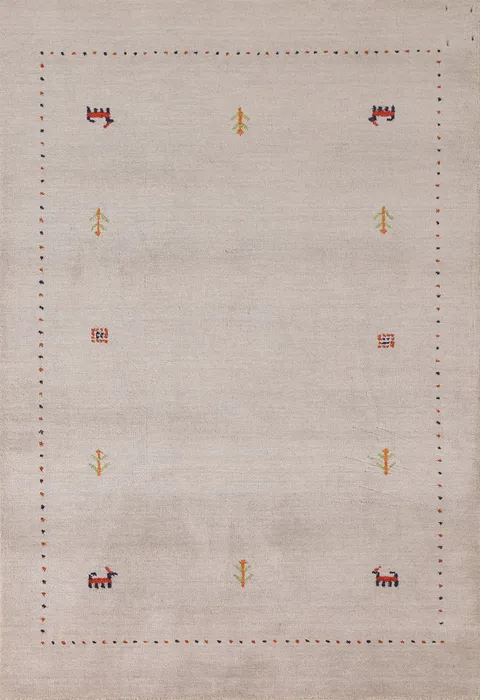 Tribal Gabbeh Oriental Rug 4x6