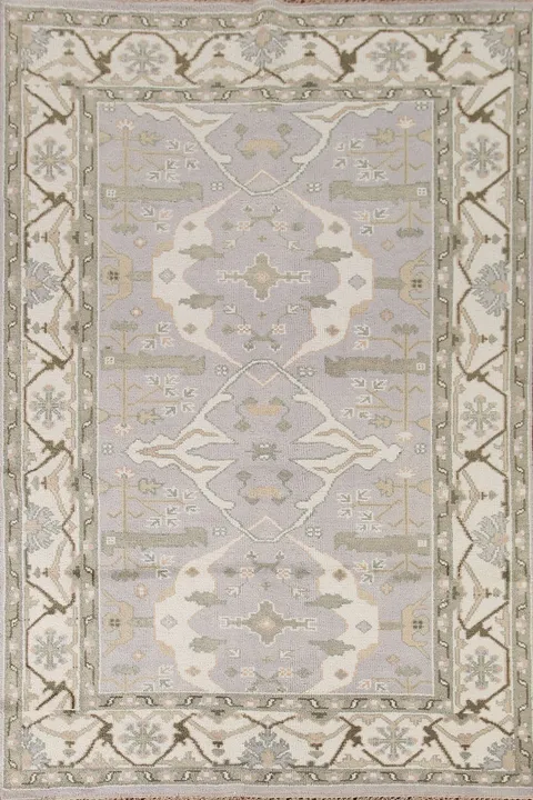 All-Over Oushak Indian Living Room Rug 6x9