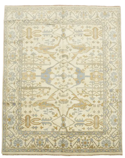 All-Over Oushak Living Room Area Rug 8x10